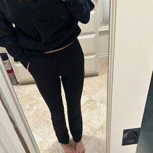 Black LuluLemon smooth fit Pull-On High-Rise pant